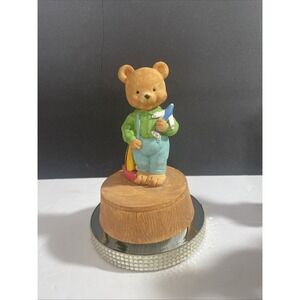 Windup Cherished Teddies Harvey I'm Surrounded By Special Friends Music Box